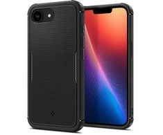Dėklas Spigen Rugged Armor MagSafe case for iPhone 16e / 17e - juodas