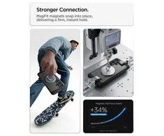 Spigen Tough Armor Mag MagSafe dėklas Samsung Galaxy S26 Ultra Gunmetal