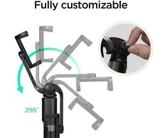 Spigen Selfiestick Tripod S540W juodos spalvos Bluetooth 000SS24111