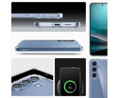 Spigen dėklas ULTRA HYBRID skirtas Samsung Galaxy S25 crystal clear