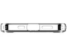 Spigen itin hibridinis „MagSafe“ dėklas, skirtas „iPhone 16e“ / „17e“ – baltas, permatomas