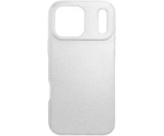 Oem Originalus iPhone 17 PRO MAX dėklas, blizgus sidabrinis