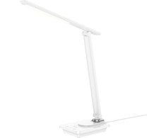 HOCO foldable table lamp LED HX12 baltas