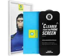 Blueo 5D Mr. Monkey Glass - Apple iPhone 16 Pro juodas (Strong Premium AR)