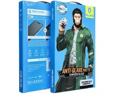 Blueo 5D Mr. Monkey Glass – Apple iPhone 15 Pro juodas (stiprus matinis)