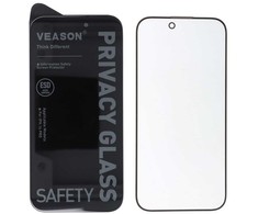 6D Pro Veason Privacy Glass - for Iphone 15 juodas