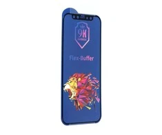 Bestsuit Flex-Buffer Hybrid Glass 5D su antibakterine Biomaster danga Apple iPhone 12 mini Juodas