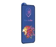 „Bestsuit Flex-Buffer Hybrid Glass 5D“ su antibakterine „Biomaster“ danga, skirtas Apple iPhone 13 mini Juodas