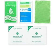 LCD apsauginis stikliukas Bestsuit Flexible Hybrid Glass 5D Apple iPhone 14 Pro pritaikytas dėklui juodas