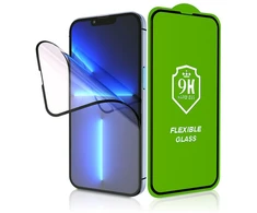 Szkło hybrydowe 5D Full Glue do iPhone 17 PRO / 18 PRO Bestsuit Flexible juoda