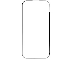 Forcell Flexible Nano Glass 5D skirtas iPhone 16 Pro juodas