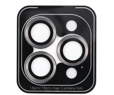 Blue Star Camera Lens Protector Mėlynas STAR Easy Install for IPHONE 18 PRO / 18 PRO MAX dark pilkas