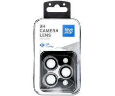 Blue Star Camera Lens Protector Mėlynas STAR Easy Install for IPHONE 18 PRO / 18 PRO MAX dark pilkas