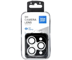 Blue Star Camera Lens Protector Mėlynas STAR Easy Install for IPHONE 18 PRO / 18 PRO MAX sidabrinis