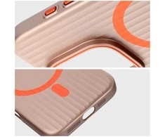 Dėklas Oem Case for iPhone 14 PRO Simply compatible with MagSafe titanium desert