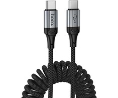 Cable USB C to C Hoco PD 3A 1,5 m X121 juodas