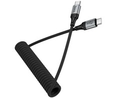 Cable USB C to C Hoco PD 3A 1,5 m X121 juodas