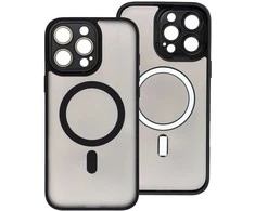 Oem „VARIETE MAG COVER“ dėklas, suderinamas su „MagSafe“, skirtas „SAMSUNG S26“, juodas