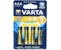 VARTA šarminė baterija R3 (AAA) Longlife 4 vnt