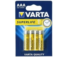 VARTA cinko baterija R3 (AAA) Superlife 4 vnt