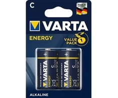 VARTA šarminis akumuliatorius R14 (C tipas) Energija 2 vnt