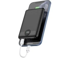 Išorinė baterija POWER BANK VEGER S11 10000mAh (Type-C; MicroUSB; 22.5W) juoda