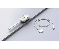 VEGER maitinimo blokas 1200 mAh, skirtas laikrodžiui suderinamai su Apple Watch Pomme (W0102) baltos spalvos
