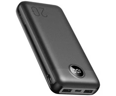 Powerbank Veger L20S (VP2039PD / W2039PD) PD QC3.0 2A 20W 20000 mAh baltas