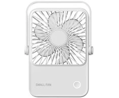OEM stalo ventiliatorius su reguliuojamu stovu HX-122 baltas
