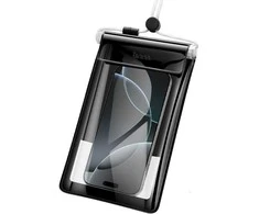 Dėklas Atsparus vandeniui case for mobile phone Hoco BAG32 juodas