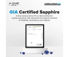 X-ONE Sapphire Camera Armor Pro - for iPhone 17 Pro Max - sidabrinis
