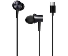 XIAOMI original wire earphone Typ C su mikrofonu HSEJ04WM juodos spalvos blister pakuotė