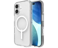ZAGG Crystal Palace Snap MagSafe dėklas, skirtas iPhone 17 – skaidrus