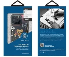 4Tel ZUCK BEAR dėklas BERLIN BOSS MAG suderinamas su MagSafe, skirtas IPHONE 16 eins suave