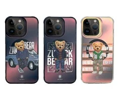 4Tel ZUCK BEAR dėklas CALIFORNIA COOL MAG suderinamas su MagSafe, skirtas IPHONE 15 Pro Max džinsams