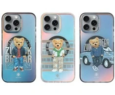 4Tel ZUCK BEAR dėklas CALIFORNIA COOL MAG suderinamas su MagSafe, skirtas IPHONE 16 Pro automobiliui