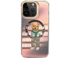 4Tel ZUCK BEAR dėklas CALIFORNIA COOL MAG suderinamas su MagSafe, skirtas IPHONE 15 Pro Max marškiniams