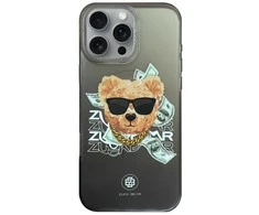 4Tel ZUCK BEAR dėklas HAROLD MAG suderinamas su MagSafe, skirtas IPHONE 16 juodas
