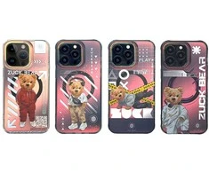 ZuckBear ZUCK BEAR dėklas NEW YORK NEVER SLEEPS MAG suderinamas su MagSafe, skirtas IPHONE 15 Pro Max Bronx energy