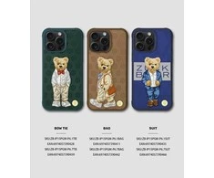 ZUCK BEAR dėklas PARIS GENTLEMAN, skirtas IPHONE 15 Pro Max krepšiui