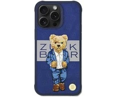 4Tel ZUCK BEAR dėklas PARIS GENTLEMAN, skirtas IPHONE 15 Pro kostiumui