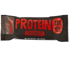 Rūta GREENZ PROTEIN braškių batonėlis su šokoladu. Su saldikliu, 32 g