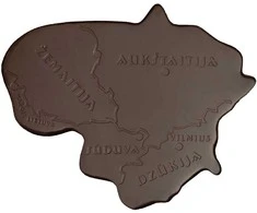 Rūta Juodasis šokoladas (50&nbsp;%) „Lietuva“, 42 g