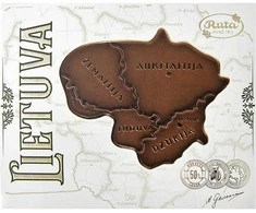 Rūta Juodasis šokoladas (50&nbsp;%) „Lietuva“, 42 g