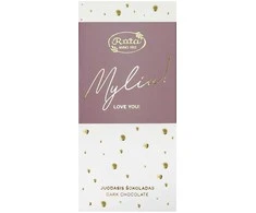 Rūta Juodasis šokoladas (55&nbsp;%) „Myliu!“, 70 g