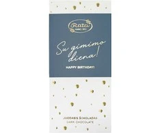 Rūta Juodasis šokoladas (55&nbsp;%) „Su gimimo diena!”, 70 g