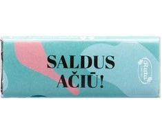 Rūta Juodasis šokoladas „Saldus ačiū!“, 18 g