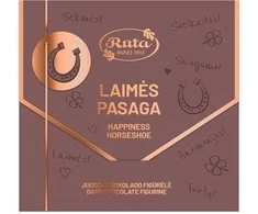 Rūta Juodojo šokolado (50&nbsp;%) figūra „Laimės pasaga“, 45 g