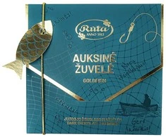 Rūta Juodojo šokolado (50&nbsp;%) figūrėlės „Auksinė žuvelė“, 45 g