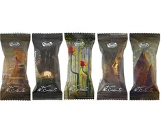 Rūta Juodojo šokolado saldainiai su karameliniais sausainiais „Čiurlionis“, 500g